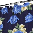 thumbnail image 3 of Pioneer Flower Floral Print Pattern Shower Curtain 84"x72", Bathroom Decorative Shower Curtain Set with 12 Hooks, Waterproof Washable, 3 of 6