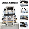 thumbnail image 3 of FORMRS Mini Backpack Purse for Women Travel Daypack Casual Shoulder Bag, Winter Village, 3 of 7