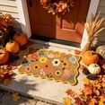 thumbnail image 2 of Fall Door Mat,Fall Outdoor Rug,Fall Non-Slip Floor Mat, Absorbent Polyester Entryway Rug, Thanksgiving Festive Decor Carpet for Bathroom Kitchen Bedroom Indoor Home Decor(D 23.62*15.75 in), 2 of 6
