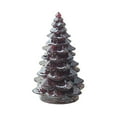 thumbnail image 2 of Resin Tabletop Christmas Tree Crystal Christmas Tree Statue Mini Xmas Trees for Holiday Indoor Home Decor, Festive Table Centerpiece, and Living Room, 2 of 6