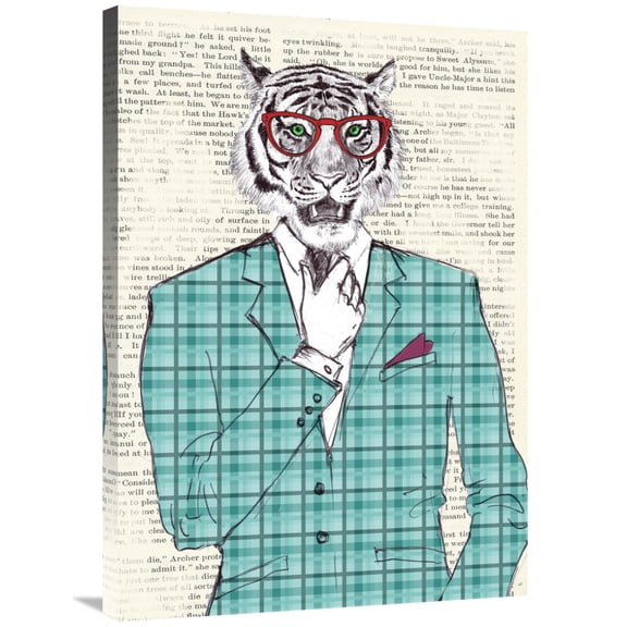 Global Gallery's 'Loverboy (detail)' by Matt Spencer Stretched Canvas Wall Art