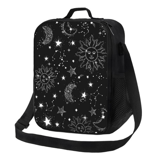 Balery Space Galaxy Caja de Almuerzo y Bolsa de Almuerzo para Hombres y Mujeres, Bolsa de Almuerzo Reutilizable con Gran Capacidad, Bolsa de Almuerzo Aislada