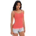 thumbnail image 4 of DARING DIVA Women's Adjustable Straps Tops No Trace Body Shaper Camisoles XL Red, 4 of 6