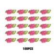 thumbnail image 4 of Guardoinrt 100pack/lot Artificial Flowers Heads For DIY Crafts And Events Style Easy Rose Red 1Set, 4 of 6