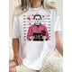 thumbnail image 1 of Camiseta de mujer Trajes de verano Traje Camiseta de cuello redondo para viajes de compras deportivas ﻿1pc Women'S Casual Polyester T-Shirt with Unique Heartbeat Graphic, Crew Neck, Medium Stretch, 1 of 6