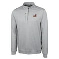 thumbnail image 2 of Men's Cutter & Buck Gray Arizona State Sun Devils Heathered Vault Stealth Quarter-Zip Pullover Top, 2 of 3