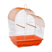 Prevue Pet Products Palm Beach Waterfall Roof Orange & White Bird Cage SP21003O/W