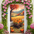 thumbnail image 5 of Pumpkin Decor Fall Scene Harvest Theme Banner for Thanksgiving Outdoor Decoration Autumn Display, 5 of 9