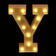 thumbnail image 3 of Letrero decorativo con letras LED y luces Y, 3 of 9