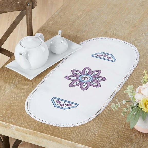 Herrschners® Daydreams Table Runner Stamped Cross-Stitch