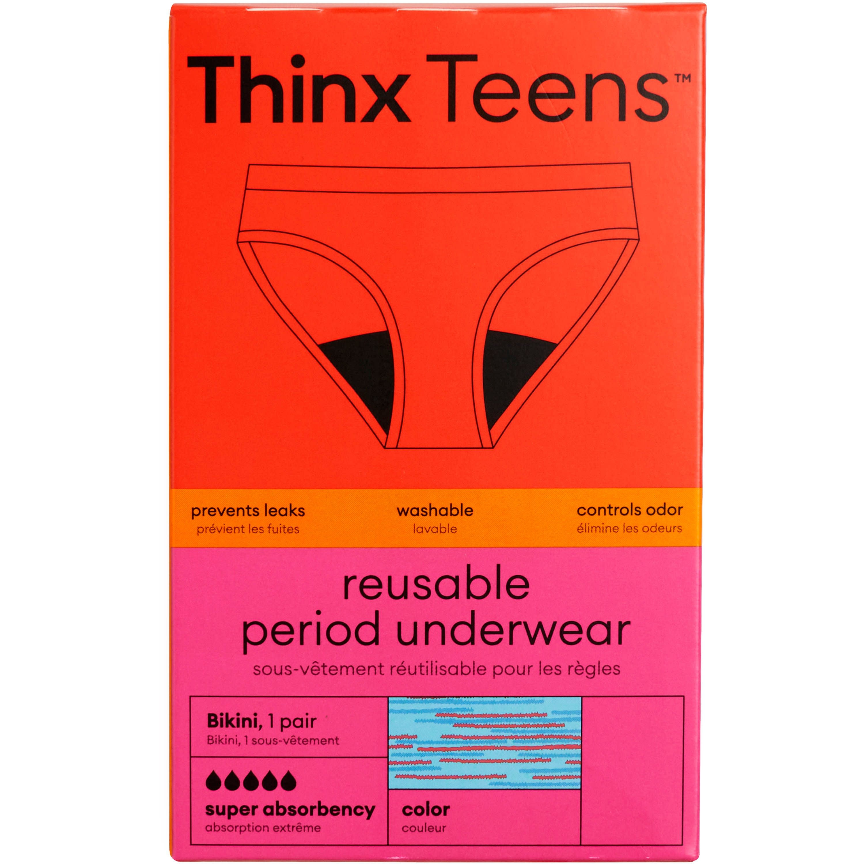 Teen Girls Period Underwear Leakproof Solid Color 95% Cotton - Temu Canada