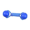 thumbnail image 4 of Pelota de cuerda para perros, resistente a las mordeduras, juguete de ejercicio, entretenimiento interactivo para mascotas Azul, 4 of 9