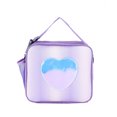 thumbnail image 1 of SUNSIOM Lunch Bag, Holographic Heart Lunch Box Container with Adjustable Strap, 1 of 6