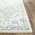 thumbnail image 4 of SAFAVIEH Evoke Stamen Traditional Bordered Runner Rug, Ivory/Light Blue, 2'2" x 7', 4 of 6