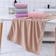 thumbnail image 5 of Nvzi Toallas 1 pieza 23,62 x 47,24 pulgadas Toallas de ducha perfectas para todos los días, livianas, toallas de secado rápido Toalla de baño de vellón coral para su baño (rosa), 5 of 5