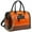 Orange-1, variant on Shiny Patent Faux Leather Handbags Barrel Top Handle Satchel Bag Shoulder Bag for Women