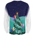 thumbnail image 2 of Mermaid Christmas Tree All Over Mens Long Sleeve T Shirt, 2 of 2