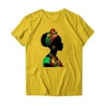 thumbnail image 4 of DDAPJ pyju African American Women Black Month History T-shirts Cool Black Ladies Short Sleeve Crewneck Tee Tops Inspiring Future Shirt Yellow XL, 4 of 5