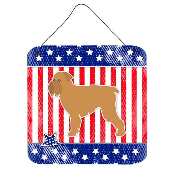 Carolines Treasures BB3340DS66 USA Patriotic Brussels Griffon Wall or Door Hanging Prints