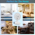 thumbnail image 4 of Comfort Zone Ventilador de escritorio o clip combinado de 6 pulgadas y 2 velocidades con base extraíble, abrazadera fuerte para un agarre firme, adecuado para dormitorio, oficina o dormitorio, 4 of 5