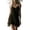 Army Green, variant on AJGRHE Womens Spaghetti Strap Casual Dress with Fringe Hem, Scoop Neck Relaxed Shift Fit Sleeveless Daily Party Wear Army Green XXL