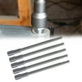 Bosisa 5Pcs 8×150Mm Hexagon Nut Driver Drill Bit Socket Wrench