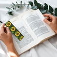 thumbnail image 5 of Kdxio Sunflower Print Metal Tassel Bookmarks,Perfect Gift for Art Lovers and Bookworms Metal Bookmarks for Women, 5 of 8
