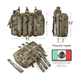 thumbnail image 2 of Bolsa Táctico Militar Con Porta Cargadores Apilables Triples Xtellar verde, 2 of 4