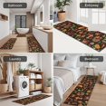thumbnail image 5 of Colorful Mushroom Plant Brown Pattern Kitchen Rugs Sets Of 3,Kitchen Runner Rugs Non Skid Washable,Decorative Kitchen Floor Mats for Kitchen,Sink,Laundry,17"x30"+ 17"x47" + 17"x59", 5 of 6