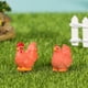 thumbnail image 3 of 8 minifiguras de pollo, adornos de gallina en miniatura, estatuas de gallo realistas, adornos de gallo para jardín, 3 of 7