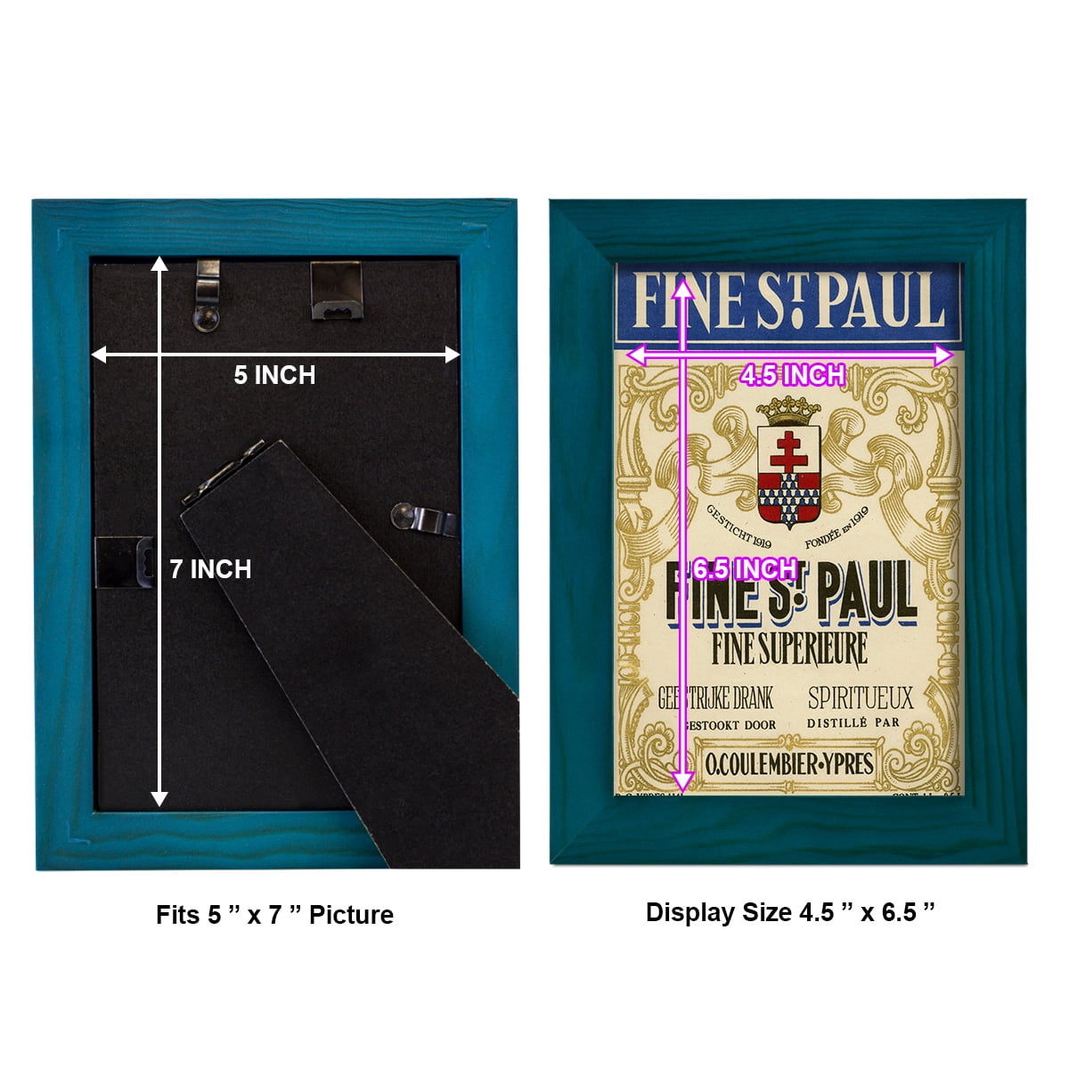 Fine St. Paul -Framed Print w/glass-Ocean Blue