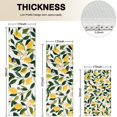 thumbnail image 4 of Yellow Lemon Fruit Flowers White Pattern Kitchen Rugs Sets Of 3,Kitchen Runner Rugs Non Skid Washable,Decorative Kitchen Floor Mats for Kitchen,Sink,Laundry,17"x30"+ 17"x47" + 17"x59", 4 of 6
