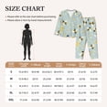 thumbnail image 5 of Uemuo Bees Pattern Womens Pajama Sets,PJ Set for Women,Pajamas for Women Logo,Long Sleeve Pajama Set for Women,Soft Long Sleeve Top With Pants-XX-Large, 5 of 9