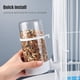 thumbnail image 5 of Comedero automático para pájaros transparente, estación de alimentación automática para pájaros, comederos suspendidos, alimentador de agua con taza de alimentación de gran capacidad., 5 of 5