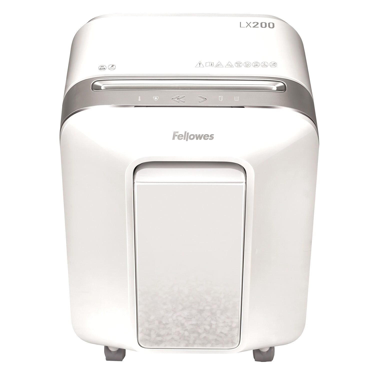 Fellowes Powershred LX200 Micro-Cut Paper Shredder, White