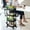 Black #1, variant on mtvxesu Small Storage Shelf, 3 Tier Rolling Cart with Wheels Plastic Shelves Organizer Storage Shelves for Kitchen Living Room Office Bathroom Garage Storage Rack Final Markdown White