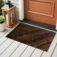 thumbnail image 2 of Dark Brown Wood Grain Washable Area Rug 2 x 3 ft Vintage Farmhouse Ombre Wood Texture, Soft Non Slip Rugs Stain Repellent Indoor Felt Carpet for Living Dining Room Bedroom Home Office, 2 of 9