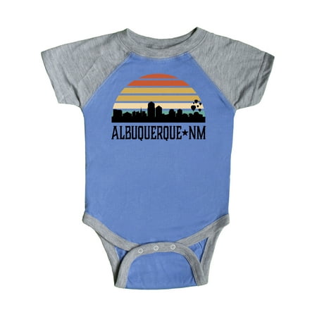 Inktastic Albuquerque New Mexico Skyline Infant Creeper Unisex