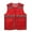 Red, variant on Men and Women Workwear Summer Mesh Vest Breathable Reflective Strip Printed