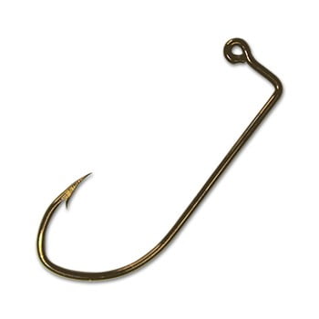 Mustad 32500 1X Strong 90 Deg Skipjack Jig Classic Hook - Bronze - 1000 Per Pack