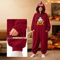 thumbnail image 6 of Unisex Couples Halloween Jumpsuit Costume Matching Loungewear Sleepwear Cosplay Outfit For Party Dress Up Home Lounge Night Events Photo Sessions Seasonal Gatherings And Holiday Wear, 6 of 7