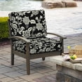 thumbnail image 3 of ARDEN ProFoam Essentials Outdoor Deep Seating Cushion Set, 24 x 24, Patio Cushion, Rain-Proof, Fade Resistant, Ashland Black Jacobean, 3 of 18