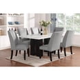 thumbnail image 2 of New Classic Furniture Faust Solid Wood Dining Chair in Gray (Set of 2), 2 of 7