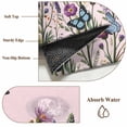 thumbnail image 6 of Watercolor Floral Area Rugs 2.7'x5', Washable Small Throw Rugs for Kitchen Bedroom, Spring Lavender Daisy Butterflies Pink Indoor Outdoor Rug Non-Slip Low Pile Carpet Runner Reversible Floor Mats, 6 of 8
