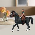 thumbnail image 5 of Horse with Riders Riding Figurine Ornaments Animal Figure for 4-7 Years Old, 5 of 8
