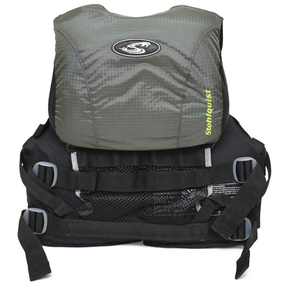 Stohlquist Boat Life Jacket QF1291001M | Gray Adult Small / Medium