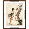 thumbnail image 5 of Art.com 1920s France La Vie Parisienne Magazine Plate - La Revanche D'Eve Giclee Print, Brown Frame Wall Art, 17" x 21", 5 of 5