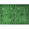 thumbnail image 1 of Ahgly Company Indoor Rectangle Persian Emerald Green Traditional Area Rugs, 2' x 3', 1 of 4
