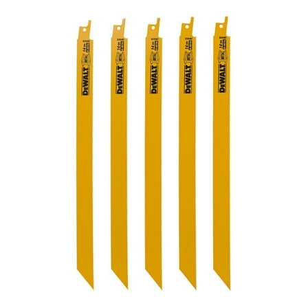 DEWALT Reciprocating Saw Blade Bi-Metal Cobalt - 14 TPI, 12 In - Pack Of 1