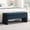 Blue, variant on YWEN 47.25'' Ottoman with Storage, End of Bed Storage Bench, Entryway Bench - Linen Upholstered Multi-Functional Footrest for Bedroom, Living Room, Dorm & Window Bench